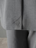 Gray 3 Piece Set Women's Lapel Blazer Short Vest High Waist Drawstring Wide Leg Pants Suit Autumn