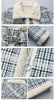 Winter Lamb Wool Woolen Coat Thick Plus Velvet Warm Cotton Coat Women Long Grid Parker Overcoat Plus Size Cold Trench Coats