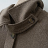 Women Spring Wool Long Coat Maxi overcoat