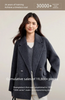 Women's 100% Wool Blazer Tailored Coat Winter Classic Suit Jacket Elegant Lady Warm Windproof Outerwear W54OA8778
