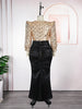 Elegant Women Party Dresses Dashiki Sequins Bodycon Robe Wedding Prom Birthday Evening Dress Spring Africa Clothing