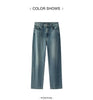 Jeans Women Vintage Long Trousers Spring Wide-leg Trousers Comfortable Soft Versatile Trousers