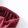 Fur Paneled Off-Shoulder Rhinestone Mini Dress Burgundy Velvet Pleated Evening Elegant Women Dresses Party Chic Lady Gown
