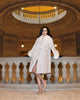 Elegant Faux Fur Collar Coat Women Winter Slim Patchwork Pocket Warm Trench Street Casual Long Faux Fox Fur Outerwear