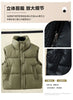 2025New Women Autumn Winter Down Cotton Vest short Stand-up Collar Cotton Vest Vest With Everything On The Shoulder Coat