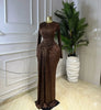 Women Ribbon O-neck Long Sleeve Maxi Dress Spring Sexy Parties Birthday Street Vacation Long Dresses Vestidos