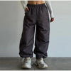 Women's Stripe Cotton Padded Coat Pant Set Loose Full Sleeve Hooded Zipper Jacket Elastic Waist Pants Winter Suits