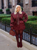 Elegant Full Sleeve Short Jacket Women Chic Zipper O-neck Shoulder-padded Blazer Coat Female Solid Coats Lady