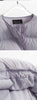 Collarless Short down Jacket, Petite Size, 90% White Duck down Puffer Jacket, Thickened Women's Coat