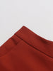 French Two Piece Sets for Women Stand Collar Long Sleeves Patchwork Button Top High Waist Pant Set Female
