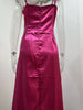 Women's Spring Bra Shrink Pleated Split Satin Dress Sexy Slim Fit Wrap Hip Dress