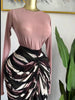 Women Tie Dye Striped Patchwork Stacked Ruched Bodycon Midi Maxi Long Dress Fall Winter Education Vacation Prom Dresses
