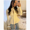 Women Asymmetric Peplum Blazer Jacket V Neck Shoulder Pad Long Sleeve Slim Fit Waist Buttons Irregular Hem Party Office Suit