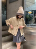 Korea Short Outerwear Woman Casual Loose Lazy Chic Long Sleeve Cotton Blends Windbreaker Coats Thin Thench