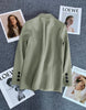 Elegant Office Lady Blazers for Women Long Sleeve Single Button Blazer Coats Female Top Suit Jackets Outerwears