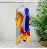 Pleated Printed Skirt Spring Autumn Temperament Plus Size Large Swing High Waist Casual Dresses for Women