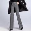 Woman Trousers Autumn Winter Baggy High Waist Loose Tweed Pants for Women Straight Leg Casual Chic and Elegant Xxl Slacks Nylon