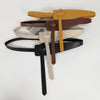 1Pc Designer Belts for Women Knot Soft Pu Leather Long Cummerbunds Wide Coat Femme Dress Waistband