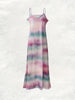 Printed Design Four Seasons Pastel Tie Dye Pattern Print vacation style women's dress