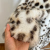 Maxi Long Leopard Belted Faux Fur Coat Women Winter Brand Mob Wife Vibe Fox Fur Jacket Overcoat
