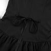 American Gothic Dark Y2K Vintage Dress Women Aesthetic Streetwear Harajuku Grunge Lace Patchwork High Waist Bow Party Dress
