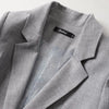 Office Lady Blazer Autumn Casual Plus Size Turn Down Collar Oversized Suit Jacket For Women Single Button Down Overcoats