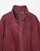 Women Stand Collar Leather Pilot Jacket Red Zipper Cropped Coat Casual Outerwear Streetwear