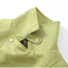 Solid Tie Waist Cinching Suede Jackets Women Chic Stand Up Collar Loose Crop Short Coats Lady Autumn Commute Daily Outfit