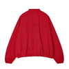 Red Short Jacket For Women Loose Fit V Collar Long Sleeve Coat Spring Autumn Female Street Outerwear