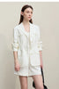 Women's Jacket Autumn Casual Notched Lapel Jacket Office Lady Versatile Women's Loose Long Sleeve Tops 12651026