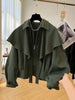 Niche Cloak Shawl Coat Women Spring and Autumn Loose Casual Jacket High End Short Jacket Coat