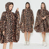 Big Size Women Leopard Raincoat Lightweight Rain Coat Poncho Ladies Waterproof Cloak Raincoats Adults Windproof Rainwear