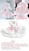 Winter Glitter Sequined Tweed Tube Top Dress Hooded Fur Cape Jacket Girl Women's Cute Bow Year Furry Cloak Dress Set