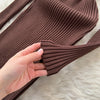 Vestidos Para Mujer Solid Half High Collar Autumn Winter Solid Woman Dresses Korean Sweater Elegant Long Dress