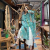 Spring Retro Print Ramie Loose Women Thin Wind Coats Leisure Long Trench Vintage Chinese Style Coat