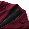 Women's Black Blazer Pants Set With Feather Cuffs Lapel Long Sleeve Button Jacket Wide Leg Pants Lady Chic Outfits