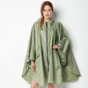 Big Size Women Leopard Raincoat Lightweight Rain Coat Poncho Ladies Waterproof Cloak Raincoats Adults Windproof Rainwear