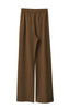 Minimalism Casual Pants for Women Autumn Wide Leg Loose Vertical Elastic Waist Drawstring Sporty Trousers 12343338