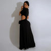 Women O-neck High Split Ruched Bodycon Midi Maxi Dress Fall Street Evening Party Club Vestidos Sexy Long Dresses