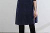 Women Pleated Single Breasted Dress Stand Theree Quarter Sleeve Tide Spring 2F0095