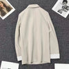 Beige Notched Collar Jacket Women Korean Chic Patchwork Long Sleeve Small Suit Coat Casual Simple Single Button Blazers