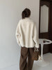Faux Lambs Women Jacket Y2K Autumn Plush Thick Zipper Warm Coats Streetwear Long Sleeve All Match Hairy Outerwear