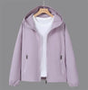 Thin Trench Coat Women Spring Autumn Double Hooded Windbreaker Wind-Proof Waterproof Sports Outwear Female Joker Top
