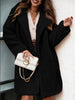 Autumn and Winter Women's Sweaters Coats Long-sleeved Collared Women's Fleece Top Clothing