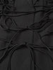 Solid Patchwork Lace Up Chic Blazer For Women Notched Collar Long Sleeve Temperament Blazers Female Style