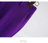 High-quality Office Suit Purple Jacket and Trousers 2-piece Set Waist Suit Temperament Suits for Women Hjlzbw