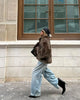 Modern Faux Fur Like Plush Jacket Autumn Winter Women's Warm Trench Coat Thicken Lady's Party Street Wear