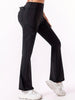 American Girl Multi-Pocket Cargo Pants, Women Slim Fit Flare Floor-Length Casual Trousers for Spring