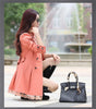 2026Spring Autumn Windbreaker Coat Women Slim Mid Long Lace Trench Coat Female Casual Double-breasted Outerwear Tops