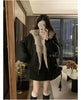 Double Sided Winter Coat Women Clothing Imitation Mink Fur Fur Hooded Cotton Jacket Female Warm Plush Cotton-padded Outerwea